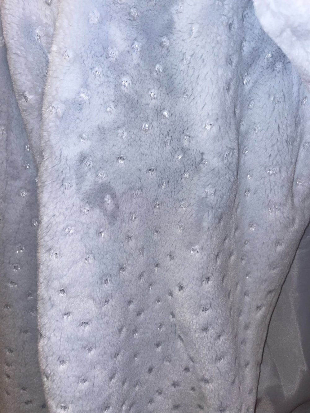 Superdown Soft Faux Fur Jacket - Light Gray - Picture 3 of 4